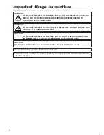 Предварительный просмотр 2 страницы Canon MV690 Instruction Manual