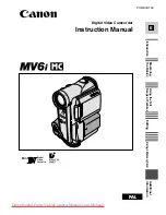 Canon MV6iMC Instruction Manual preview