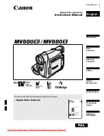 Preview for 1 page of Canon mv880x Instruction Manual