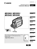 Preview for 1 page of Canon MV930 Instruction Manual