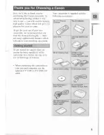 Preview for 3 page of Canon MVX 1 Instruction Manual