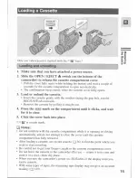 Preview for 13 page of Canon MVX 1 Instruction Manual