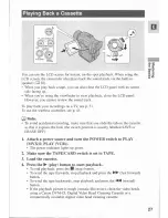 Preview for 25 page of Canon MVX 1 Instruction Manual