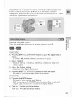 Preview for 61 page of Canon MVX 1 Instruction Manual