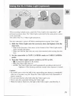 Preview for 69 page of Canon MVX 1 Instruction Manual