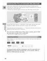 Preview for 78 page of Canon MVX 1 Instruction Manual