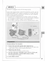 Preview for 85 page of Canon MVX 1 Instruction Manual