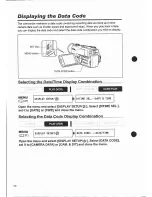 Предварительный просмотр 70 страницы Canon MVX 350 i Instruction Manual