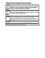 Preview for 2 page of Canon MVX-45i Instruction Manual