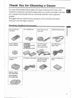 Предварительный просмотр 5 страницы Canon MVX100i Instruction Manual