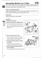 Предварительный просмотр 24 страницы Canon MVX100i Instruction Manual