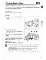 Предварительный просмотр 33 страницы Canon MVX100i Instruction Manual