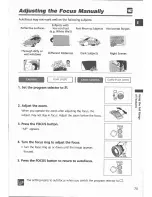 Предварительный просмотр 73 страницы Canon MVX100i Instruction Manual