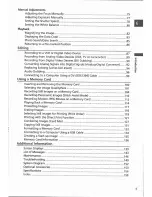 Предварительный просмотр 3 страницы Canon MVX150i Instruction Manual