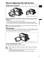 Предварительный просмотр 21 страницы Canon MVX1S Instruction Manual