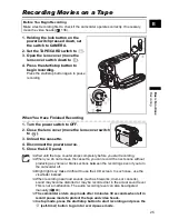 Предварительный просмотр 25 страницы Canon MVX1S Instruction Manual