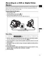 Предварительный просмотр 79 страницы Canon MVX300 Instruction Manual