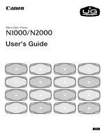 Canon N 1000 User Manual предпросмотр