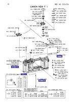 Предварительный просмотр 109 страницы Canon NEW F-1 Service Manual