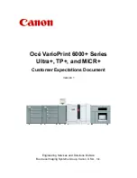 Предварительный просмотр 1 страницы Canon Oce VarioPrint 6000 MICR+ Series Manual