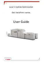 Canon Oce VarioPrint i Series User Manual preview