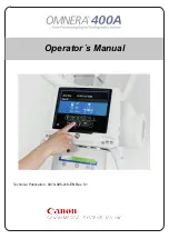 Предварительный просмотр 1 страницы Canon OMNERA 400A Operator'S Manual