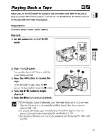 Предварительный просмотр 37 страницы Canon Optura 10 Instruction Manual