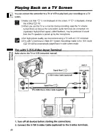 Предварительный просмотр 40 страницы Canon Optura 10 Instruction Manual