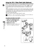 Предварительный просмотр 72 страницы Canon Optura 10 Instruction Manual