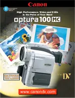 Canon Optura 100 MC Brochure & Specs предпросмотр