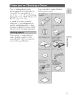 Предварительный просмотр 7 страницы Canon Optura 100 MC Instruction Manual