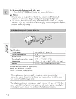 Предварительный просмотр 14 страницы Canon Optura 100 MC Instruction Manual