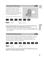 Предварительный просмотр 23 страницы Canon Optura 100 MC Instruction Manual