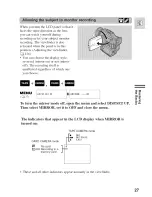 Предварительный просмотр 27 страницы Canon Optura 100 MC Instruction Manual