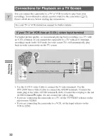 Предварительный просмотр 32 страницы Canon Optura 100 MC Instruction Manual