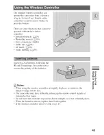 Предварительный просмотр 45 страницы Canon Optura 100 MC Instruction Manual