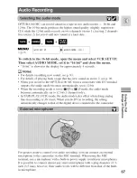 Предварительный просмотр 67 страницы Canon Optura 100 MC Instruction Manual