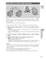 Предварительный просмотр 71 страницы Canon Optura 100 MC Instruction Manual