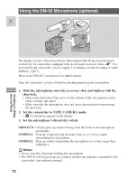 Предварительный просмотр 72 страницы Canon Optura 100 MC Instruction Manual