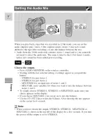 Предварительный просмотр 96 страницы Canon Optura 100 MC Instruction Manual