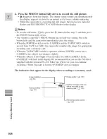 Предварительный просмотр 104 страницы Canon Optura 100 MC Instruction Manual