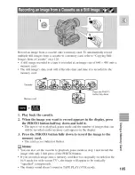 Предварительный просмотр 105 страницы Canon Optura 100 MC Instruction Manual