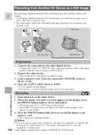 Предварительный просмотр 106 страницы Canon Optura 100 MC Instruction Manual