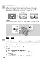 Предварительный просмотр 118 страницы Canon Optura 100 MC Instruction Manual