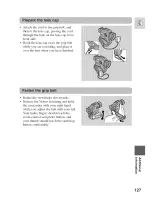 Предварительный просмотр 127 страницы Canon Optura 100 MC Instruction Manual