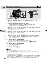 Preview for 38 page of Canon Optura 100 Instruction Manual