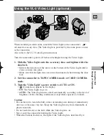 Preview for 71 page of Canon Optura 100 Instruction Manual