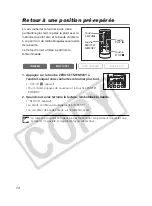 Предварительный просмотр 74 страницы Canon Optura 400 Instruction Manual