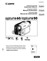 Canon Optura 60 Instruction Manual preview