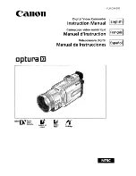 Canon optura Xi Instruction Manual preview